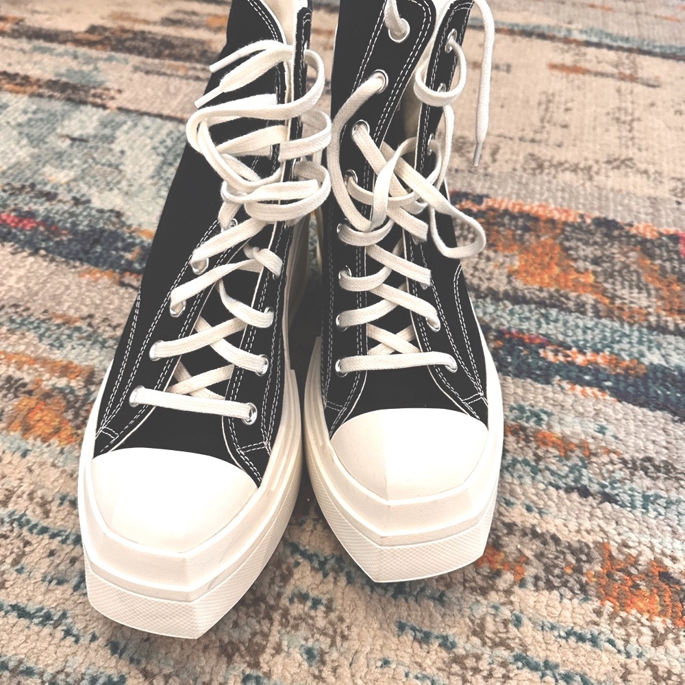 Converse Black and White Canvas Sneakers